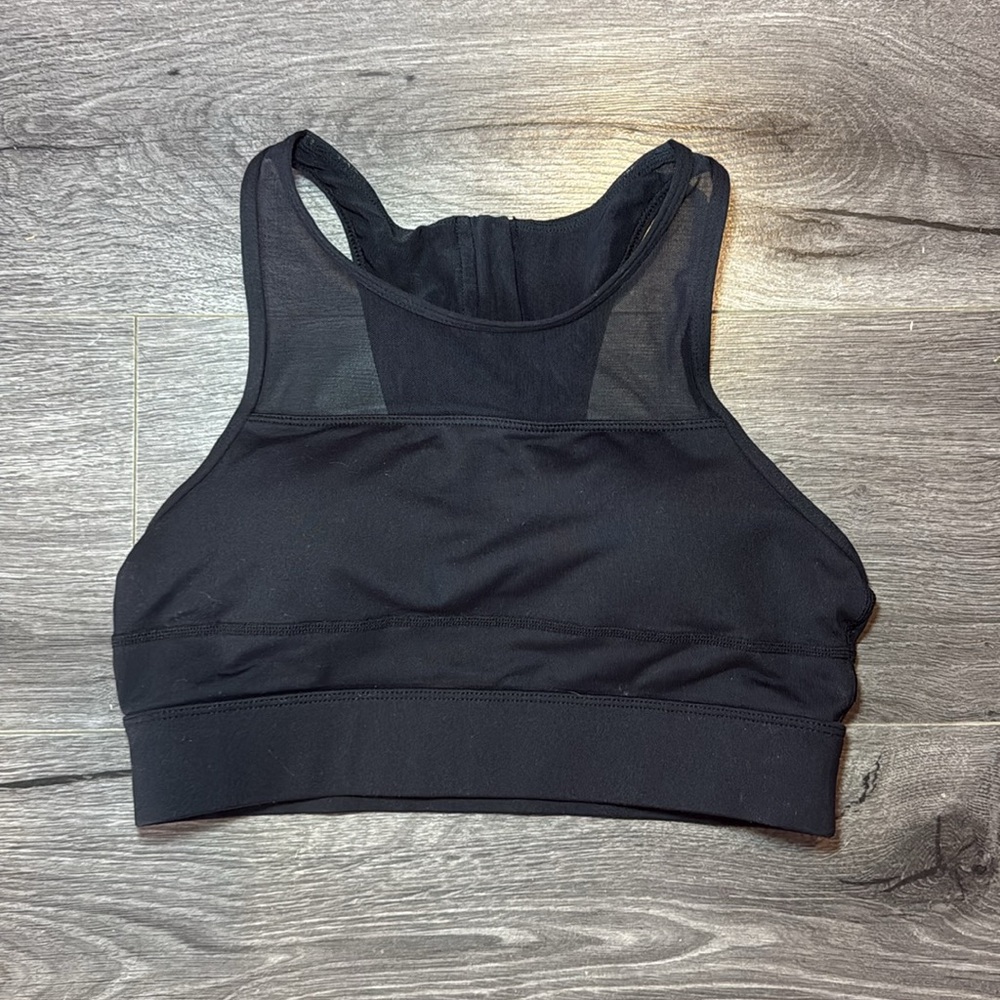 Zyia Active black Sports Bra Pilates Run Walk Everyday wear Confortable Cute - Picture 2 of 5